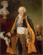 unknow artist Portrait of Pierre Simon Marquis de Laplace oil painting on canvas